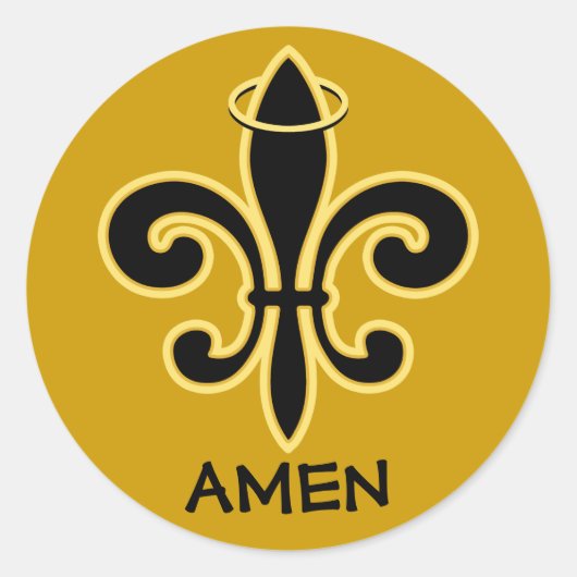 Segen Sie Boys Runder Aufkleber (Vorderseite)