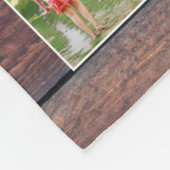 Segen Sie diese Familie mit Liebe 24 FotoCollage Fleecedecke (Ecke)