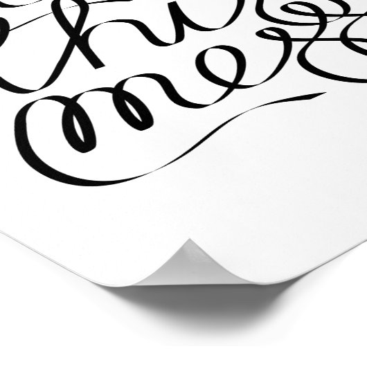 Segen Sie dieses Chaos Poster (Ecke)