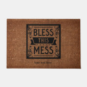 Segen Sie dieses Schlamassel ab Fußmatte (Vorderseite)