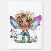 Segen Sie Ihr Herz Fairy Magnet (Vorderseite)