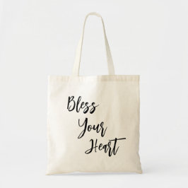 "Segen Sie Ihr Herz" Funny Zitat Tote Tag Tragetasche