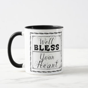 Segen Sie Ihr Herz Kaffee/Tee-Cup Tasse