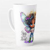 Segen Sie Ihr Herz Lil Fairy Latte Tasse (Linke Ecke)