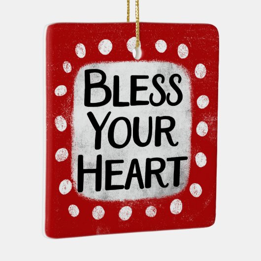 Segen Sie Ihr Herz Ornament (Rechts)