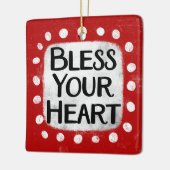 Segen Sie Ihr Herz Ornament (Links)
