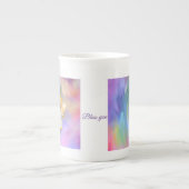 Segen Sie Ihre Kinder Regenbogen-Tasse Porzellantasse (Vorderseite)