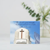 Segen Sie Ihre Postkarte (Stehend Vorderseite)