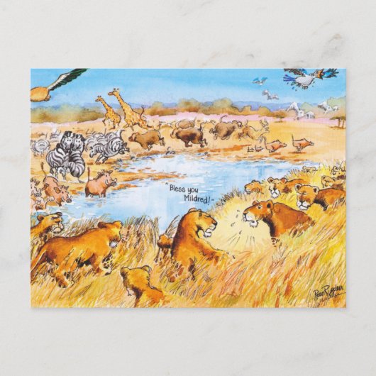 Segen Sie! Postkarte (Vorderseite)