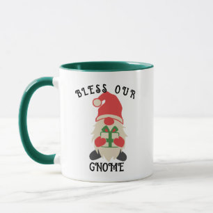 Segen Sie unsere Gnome Weihnachtsweihnachtszeit - Tasse
