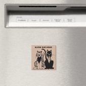 Segen Sie unsere Zuhause Cat Magnete ab Magnet (In Situ (Geschirrspüler))