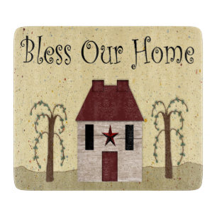 Segen Sie unsere Zuhause Cutting Board Schneidebrett