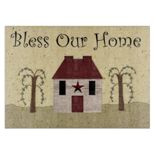 Segen Sie unsere Zuhause Cutting Board Schneidebrett