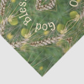 Segen Sie unsere Zuhause-getrocknete Gras Abstrakt Seidenpapier (Ausschnitt)