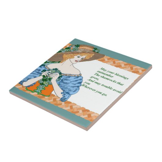 Segen St. Pats Fliese (Seite)