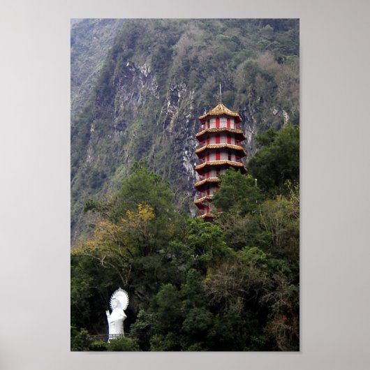 Segen/Taroko Gorge Nationalpark, Taiwan Poster (Vorne)