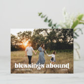 Segen über religiöse Weihnachten (Stehend Vorderseite)