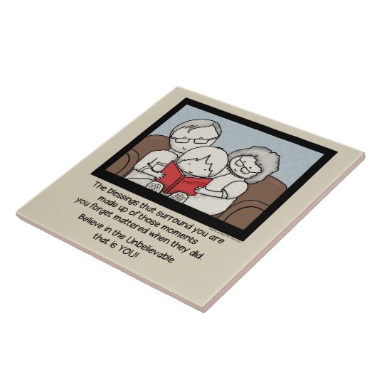 Segen umgibt Sie Fliese (Seite)