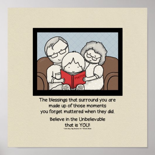 Segen umgibt Sie Poster (Vorne)