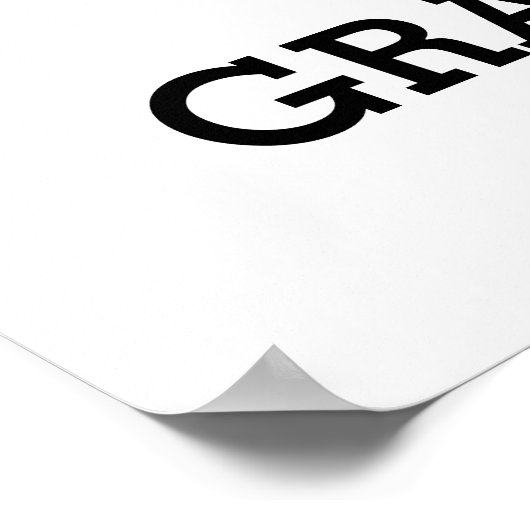 Segen und Danksager Poster (Ecke)