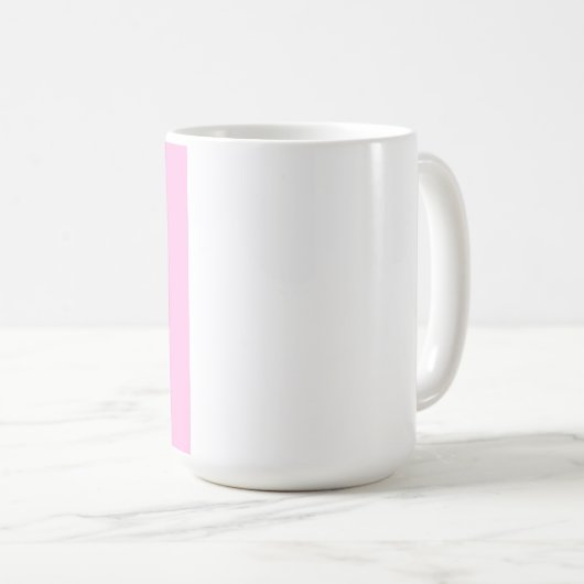 Segen und Glauben (rosa Hintergrund) Kaffeetasse (VorderseiteRechts)