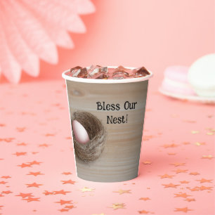 Segen unser Nest, nistendes Party Pappbecher