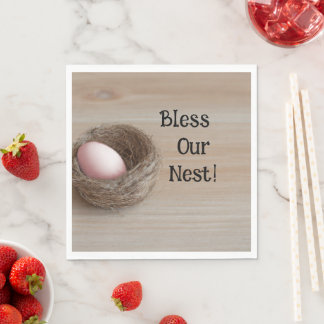Segen unser Nest, nistendes Party Serviette