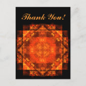 Segen Vielen Dank Postkarte (Vorderseite)