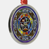 Segen von Elementen Premium Runde Ornament (Rechts)