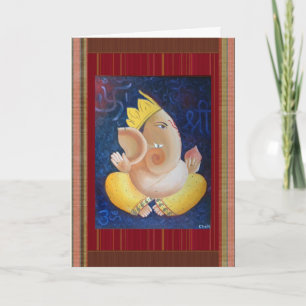 Segen von Lord Ganapati für jeden Anlass Karte