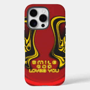 Segen von oben: Gottes Liebe spiritueller Gruß iPhone 16 Pro Hülle