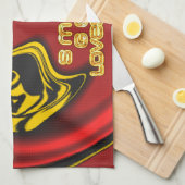 Segen von oben: Gottes Liebe spiritueller Gruß Geschirrtuch (Viertel Falte)