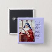 Segen von Saint Brigid Button (Vorne & Hinten)