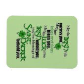 Segen von Saint Patrick Magnet (Horizontal)