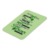 Segen von Saint Patrick Magnet (Linke Seite)