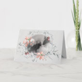 Segen Wasserfarbe Foto Wreath Karte (Vorderseite)