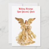 Segen Weihnachtskarte Feiertagskarte (Vorderseite)