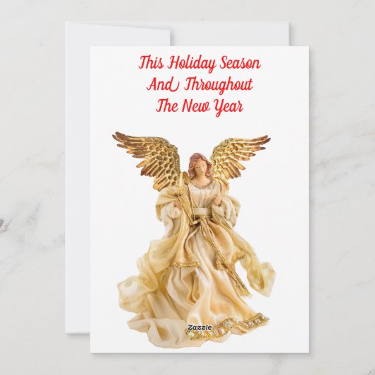 Segen Weihnachtskarte Feiertagskarte (Rückseite)