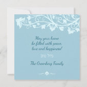 Segen Wohlstand Erfolg Hebräisch Englisch Mazel To Karte (Rückseite)