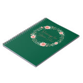 Segen Wreath Individuelle Name Christlich Notizblock (Linke Seite)