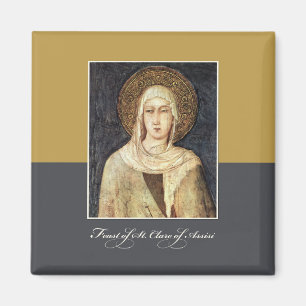 Segenswünsche zum Festtag der hl. Klara von Assisi Magnet