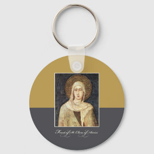 Segenswünsche zum Festtag der hl. Klara von Assisi Schlüsselanhänger