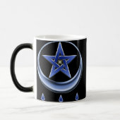 Segensymbol-u. Pentagram-Tasse Verwandlungstasse (Links)
