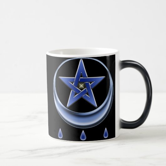 Segensymbol-u. Pentagram-Tasse Verwandlungstasse (Rechts)