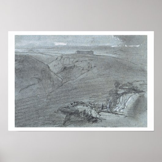 Segesta, from 'Views of Sicily' Poster (Vorne)