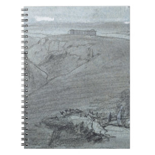 Segesta, "von den Ansichten von Sizilien" (Kreide Notizblock