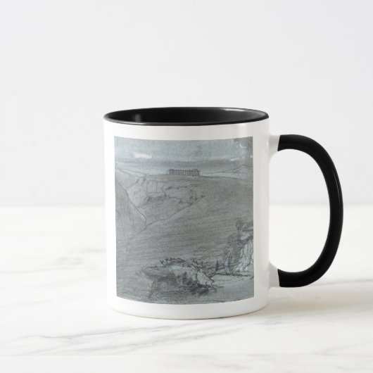 Segesta, "von den Ansichten von Sizilien" (Kreide Tasse (Rechts)