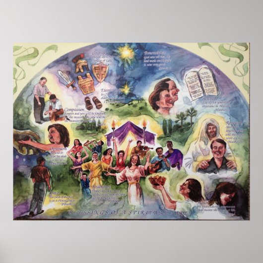 SEGINNEN EINES SPIRITUELLEN LEBENS POSTER (Vorne)