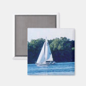 Segle weg vom Tag Magnet (Vorderseite/Rückseite)