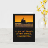 Segler holen sich ein wenig Dinghy! Karte (Gelbe Blume)